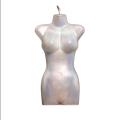 Half Body Plastic Female Hanging Mannequin for Clothes Display with Metal Hook. 