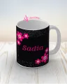 Sadia Name Mug For Girls. 