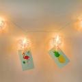 LED Photo Clip String Lights Heart Shape 10 LED Battery Operated Hanging Photos Lights for Outdoor Wedding Party Xmas Decoration. 