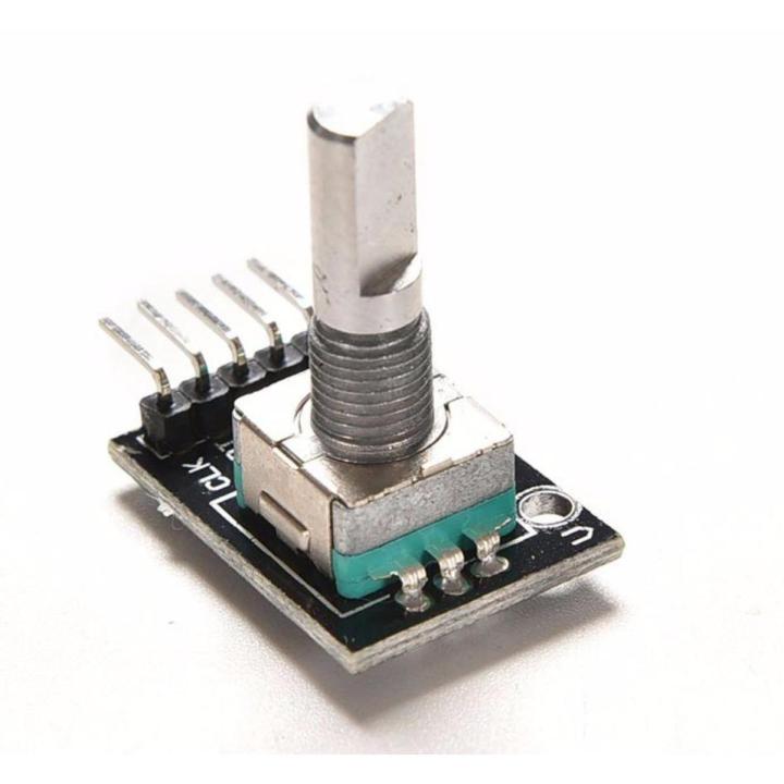 KY-040 KY040 360 Degrees Rotary Encoder Module Compatible Brick Sensor Module Switch Development Board With Pins For Arduino PIC AVR