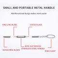 Glasses Screwdriver Portable Multifunctional Three-in-One Small Screwdriver Glasses Watch Mobile Phone Three-Purpose Repair Tool. 
