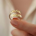 The Jewel Lodge Customize Name Rings for Girls, Jewellery for girls, Rings for girls, Name rings, Ring with name. 