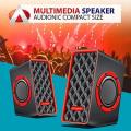 Audionic Stereo USB Laptop PC TV LED Mobile Speaker Octane U25 Warranted Gaming Dual Super Bass Woofer Acoustic High Quality HD Sound Beats Multimedia Stylish Mini Speaker. 