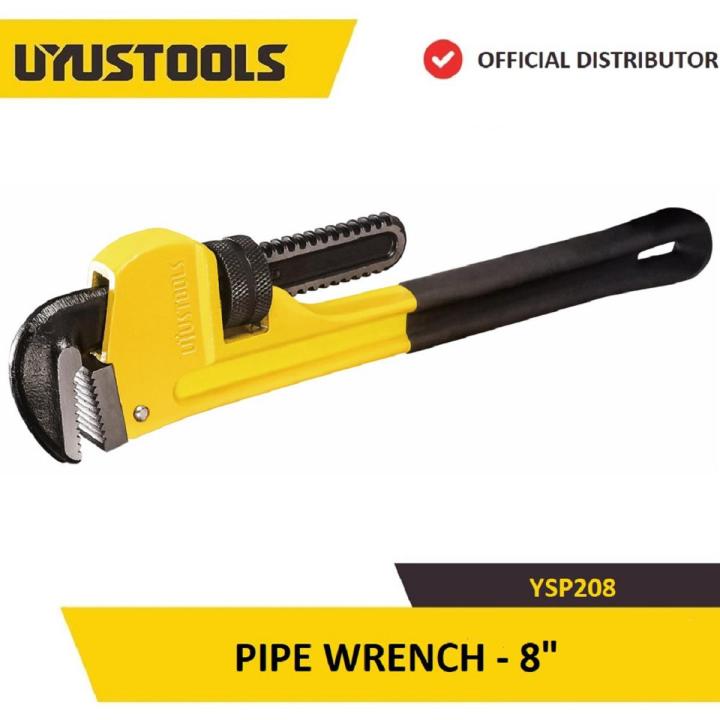 UYUSTOOLS YSP208 PIPE WRENCH 8"