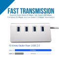 USB 3.0 HUB Multi 4 Port 5Gbps High Speed Power Adapter Multi USB 3.0 Hub USB Splitter For Laptop Adapter Computer Accessories（HUB 2.0 4 Ports）. 