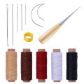 14Pcs Leather Craft Tool Waxed Thread Cord Sewing Needles Shoe Repair Kit Tool. 
