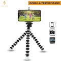 Gorilla Tripod Stand, Octopus Flexible Tripod Stand For Mobile And Cameras, Portable and Adjustable Octopus Tripod By Anzik Store. 