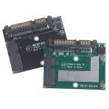 Half height MSATA Mini Pcie SSD To 2.5'' SATA3 6.0gps Adapter Converter Card Tetuo. 