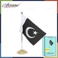 Artisan - Pakistan Table Flag Marble Base. 