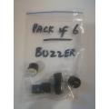 Pack of 6 - Piezo Active Buzzer 3V To 12V Magnetic Long Continous Beep Tone Alarm Ringer 5V 12V for DIY BreadBoard Arduino. 