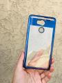 Infinix Zero 4 Plus X602 Transparent Waterproof Back Cover Case with Color Border, Shockproof and Scratch-Resistant Design. 