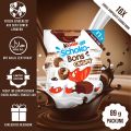 Kinder Schoko Bons Crispy Chocolate Pouch - 89gm (16 Pieces) Family Pack. 