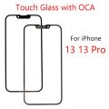 1pcs Front Screen Touch Glass+OCA For iPhone X XS XR Max 11 Pro Max 12 13 14 Mini Pro Touch Screen. 