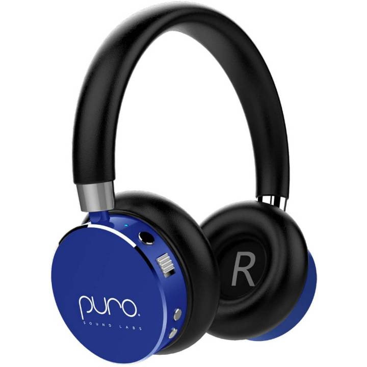 Puro Sound Labs BT2200 Volume Limited Kids’ Bluetooth Headphones – Safer Headphones for Kids – Studio-Grade Audio Quality & Noise Isolation – Blue