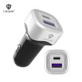 LENYES CA861 Car Charger 36W (USB type C + USB Type A). 