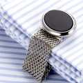 Cufflinks for men in High Quality Black Silver Cufflinks With Chain | Trendy cufflinks | Mens cufflinks high quality material. 