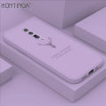 Hontinga for Xiaomi Mi 9T Case Soft Silicone Square ELK Deer Reindeer Phone Cases Full Cover Camera Shockproof Protection Rubber Case. 