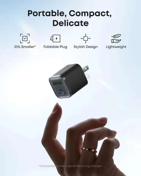 Anker%20Nano%2045W%20Usb-C%20Charger,%20Fast%20Charging,%20%20Compact%20&%20Foldable%20Plug,%202-Pin%20-%20Image%203