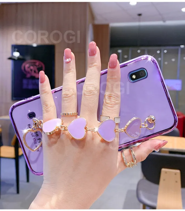 For%20Samsung%20Galaxy%20A10%20Phone%20Cover%20+%203D%20Love%20Heart%20Wristband%20Fashion%20Ultra%20Thin%20Shiny%20Plating%20Bumper%20Soft%20TPU%20Silicone%20Shockproof%20Protective%20Case%20Back%20Cover%20-%20Image%207