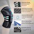 1 Piece Professional Knee Brace, Best Knee Compression Sleeve Support for Men Women with Patella Gel Pads &Side Stabilizers, Medical Grade Knee Support knee Sleeves for Running, , Arthritis, ACL,Joint Pain Relief, Injury Recovery. 