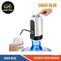 OASIS BLUE Wireless Smart Electric Water Pump Dispenser Bottle Portable Beverage Suction Automatic Suction Pump for Home Travel. 