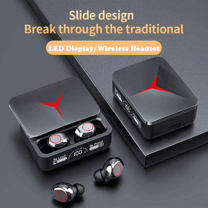 Senbowe Wireless Earphones, Binaural In-ear Earphones, Noise-canceling Music Earphones, Type-c Gaming Headsets, Large-capacity Charging Pod, Support Mobile Phone Emergency Charging, Intelligent Digital Display