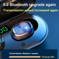 ENKLOV New Hot Style Private Model B5 True Wireless TWS Binaural Bluetooth Headset 5.0 Sports Bluetooth Headset. 