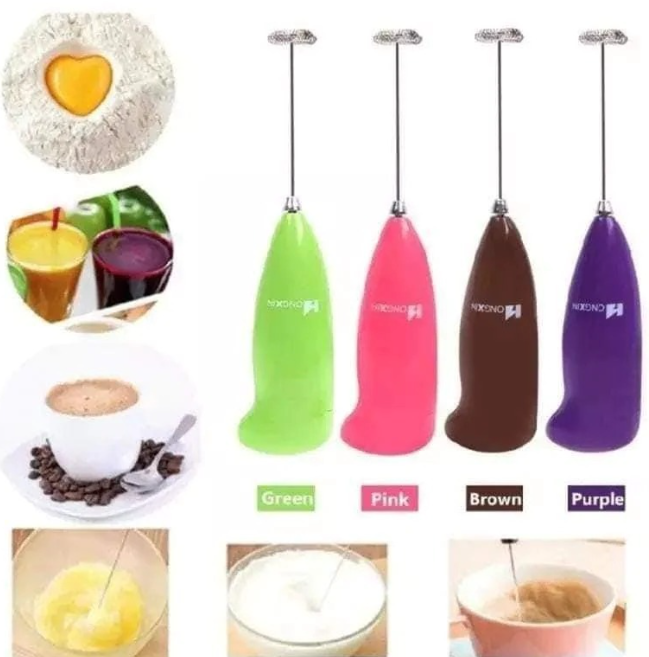 Electric Egg Beater Milk Drink Coffee Whisk Mixer Frother Foamer Mini Handle Stirrer Practical Cooking Tool Kitchen Mini Whisk