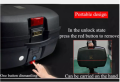JDR Motorcycle Tail Box , Top Box , Popular motorcycle Top Case, JDR 32-Litres Super Large capacity  Durable Motorbike case, Bike Top Box NF MART. 