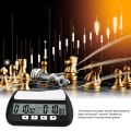 Chess Clock, Digital Chess Timer & Game Timer, 3-In-1 Multipurpose Portable Professional Clock Black. 