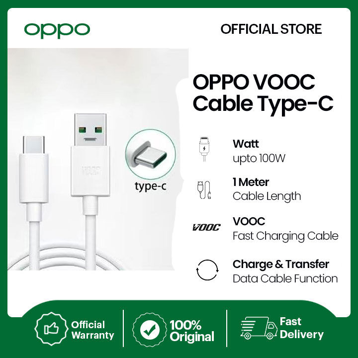 OPPO Fast Charging VOOC USB Type C Cable