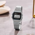 Original Casio - A159W-N1DF Stainless Steel Wrist Watch For Men. 