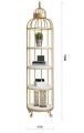 Corner Stand Corner Rack For Decoration Cage bird cage flower rack living room shelf corner floor multilayer storage cosmetics shop window display | Three Portions Of Shelf | Libaash. 