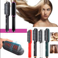 Hair Straightener Brush Curling Comb 2 In 1 Hair Hot Comb Anti-Scald Hair Straightener Brush For Girls. 