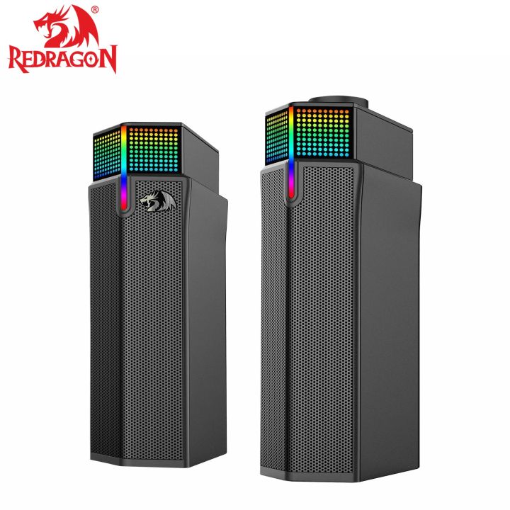 Redragon YORICK GS511 RGB Mini Gaming Speakers 2 in 1 Gaming Soundbar Convertible