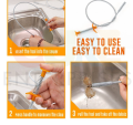 Metal Flexible Wire Drain Opener Brush Sink Cleaning Hook, Sewer Dredging, Drain Cleaner, Spring Pipe Dredging Tool, Drain Opener, Drain Clog Remover. 