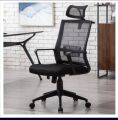 Executive Office Chair Mesh back & Headrest Office chair Director Office Chair Back Height Adjust Desk chair Office with Back lumber support. 