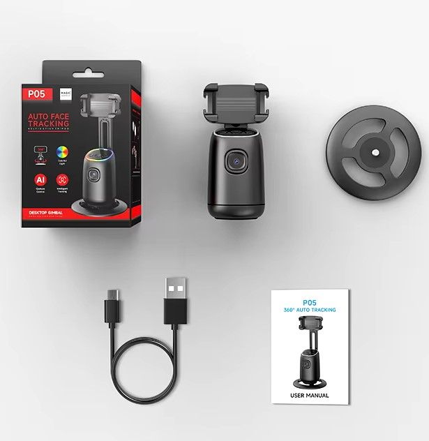 P05%20AI%20Smart%20Gimbal%20Foldable%20360%C2%B0rotation%20Auto%20Face%20Tracking%20Phone%20Holder%20Gimbal%20stabilizer%20Available%20For%20Smartphone%20video%20Vlog%20Selfie%20Stick%20Tripod%20Stand%20-%20Image%202