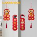 Blessing Symbol Pendant Chinese New Year Dragon Ornament with Blessing Words Festive Hanging Pendant for Lantern Festival Holiday Decorations New Year Ornament. 