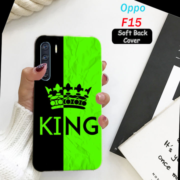 Oppo F15 Pouch Cover King Soft Back Cover Case For Oppo F15