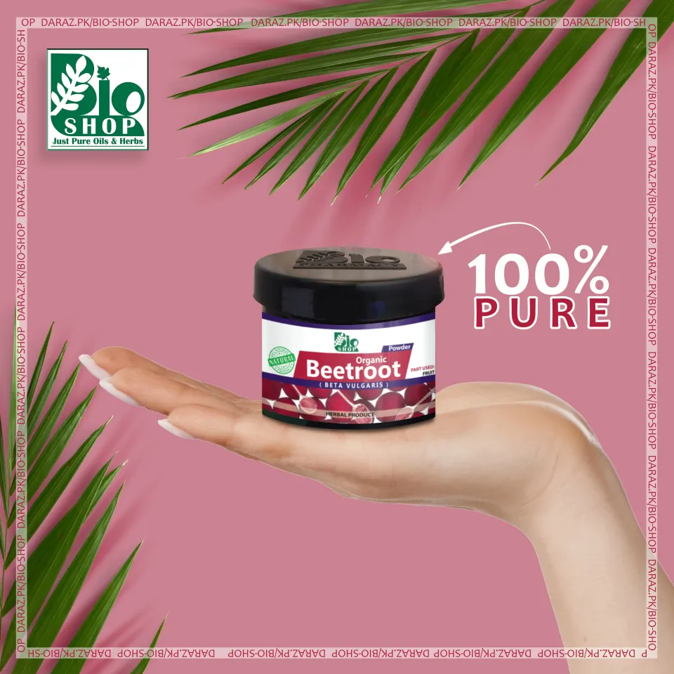 Buy Biotic Beet Root Powder (Beta Vulgaris) Beetroot Powder For Healthy Skin & Body - 100g Online At Best Prices In India - Foto 4