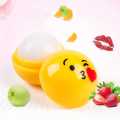 Smiley Emoji Long Lasting Hydrating For Chapped Lips Cute Kids Lip Balm Fruit Flavor 1 pc. 