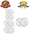 30kg Weight Plates Professional Iron Dumbbell plates Chrome Weight Plates Fitness Home Gym Exercise Dumbell Rod. 