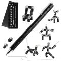 2 in 1 Magnetic Fidget Pen Toy Sculpture Building Blocks Pen Creative DIY Desktop Decoration Decompression Magnetic Touch Pen. 