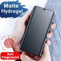 Samsung Galaxy Note 10 Plus/Note 10 Plus 5G Ceramic Matte Screen Protector Unbreakable Tempered Fiber Flexible Full Edge-to-Edge Protection. 