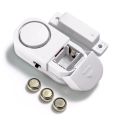 Independent Wood Door Alarm Sensor Window Detector With 80Db Buzzer Burglar Security Alarm System LR44 button Battery. 