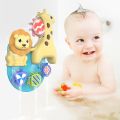 Baby Bath Toys Giraffe Bath Wall Toy Bathtub Toys with Waterfall Water Spray and Spin Shower Gift for Toddler. 
