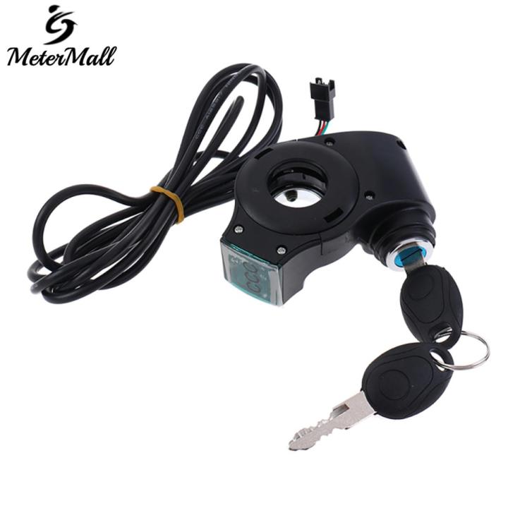 MeterMall Electric Bike Thumb Throttle Voltmeter Digital Voltage