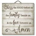 kitchen rules wall art , sign ,plaque,wall hanging,home decor size 12 x 12 inch. 