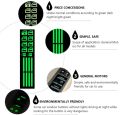 Car sticker Car window switch Luminous sticker /Door Handle Button Switch Button Sticker /Night Safety Fluorescent Decals Glow in Dark Accessories for Car Window Door. 